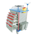 ABS Hospital Medical Cheap Adjustable Emergency Treatment Trolley